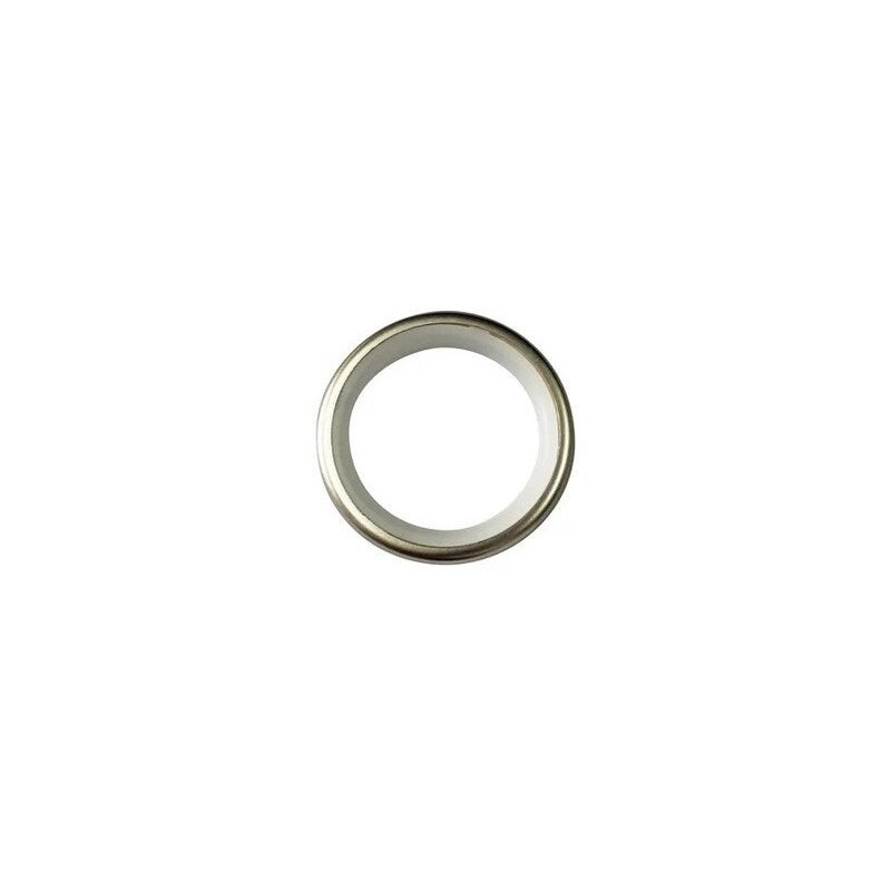 Lot de 10 Anneaux tringle à rideau +silencieux chic 28 mm polypropylène argent bronze