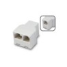 Raccord Rj45 / Rj11 Femelle / Femelle Blanc Evology