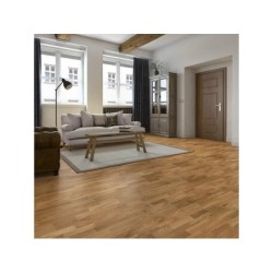 Parquet bois contrecollé Medio Chêne Blond Vitrifié S Multifrise 1Px