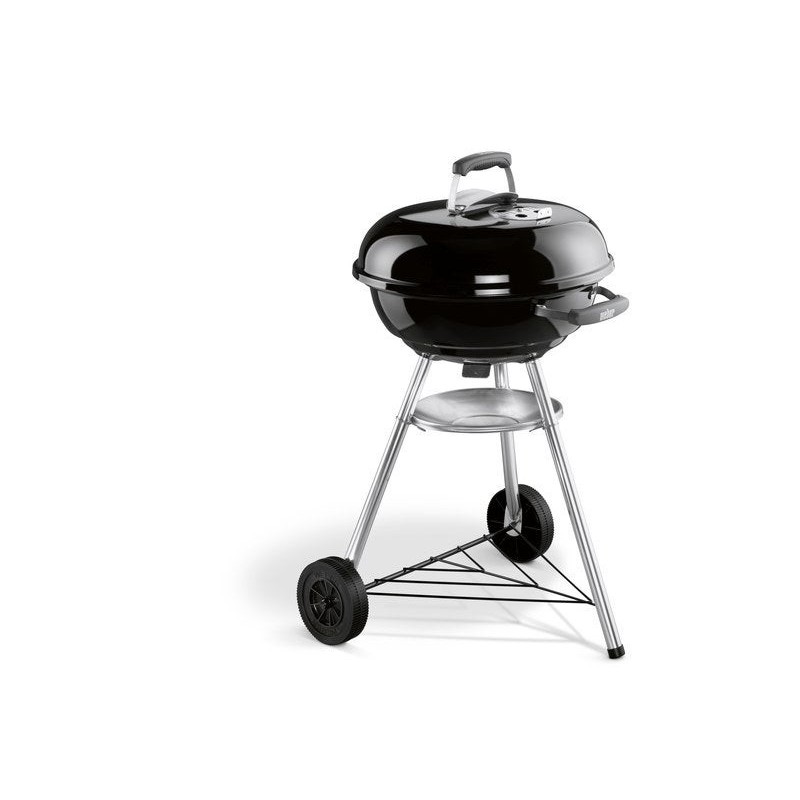 Barbecue charbon de bois WEBER Compact kettle 47, Noir