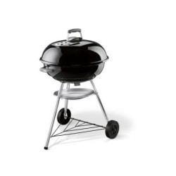 Barbecue au charbon de bois WEBER Compact kettle 57, noir