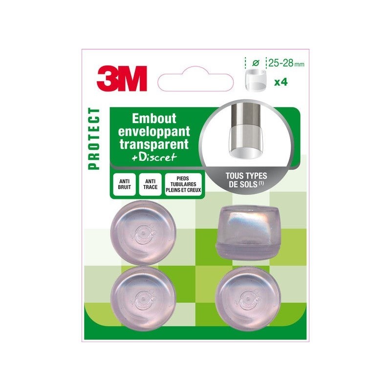 Lot De 4 Embouts En Plastique 3M