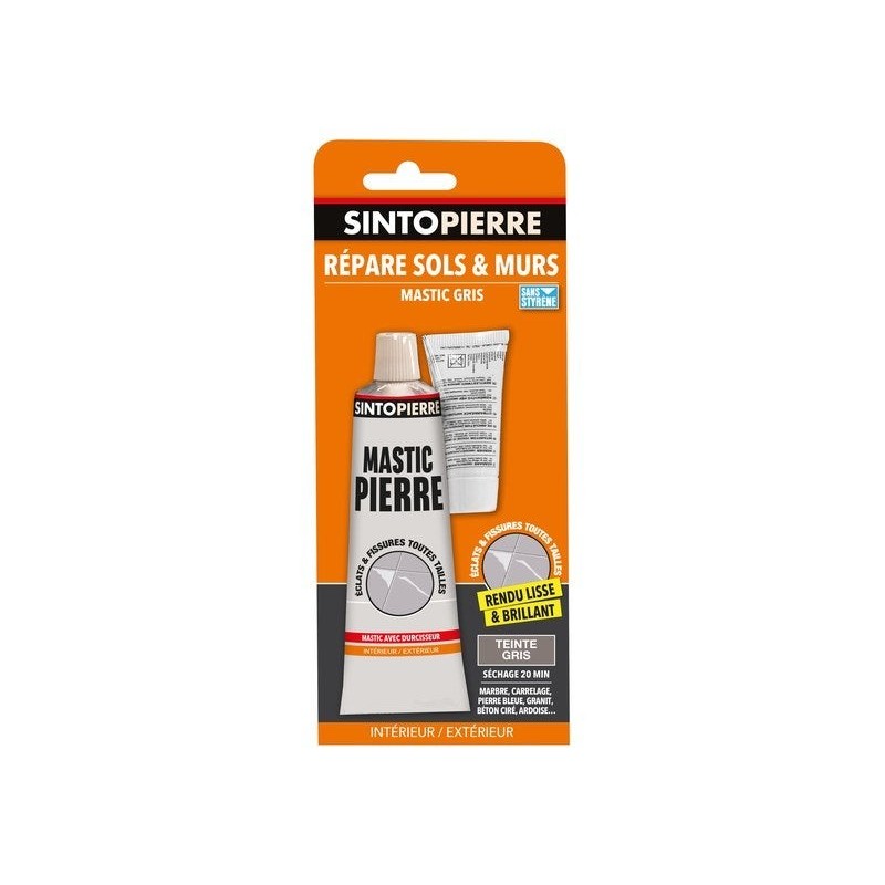 Mastic Et Durcisseur Sinto Pierre Sinto, Mastic 115 G + Durcis 10 Gr