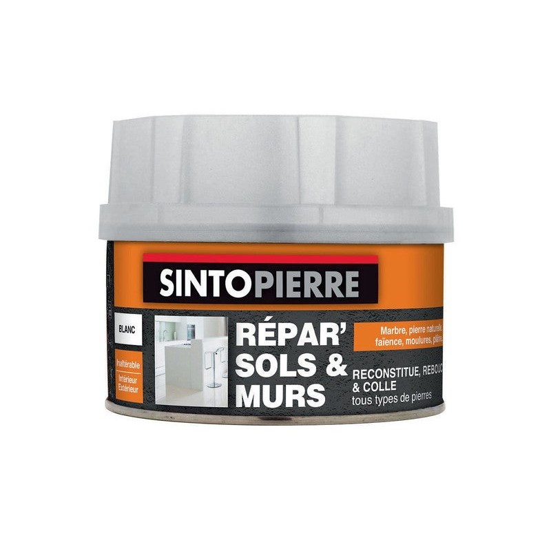 Mastic reparation Sintopierre blanc boite 280g/170ml