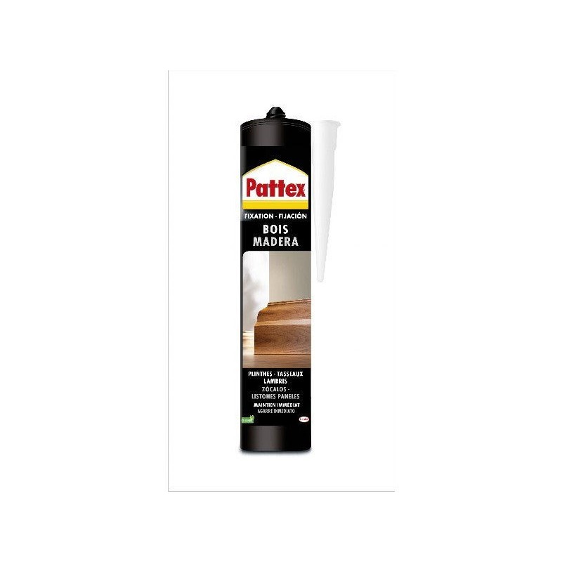 Colle fixation interieur acryliq pattex ni clou ni vis bois/plint 380g