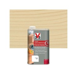 Huile Plan De Travail Resist'Activ V33 Incolore Mat 0.5 L