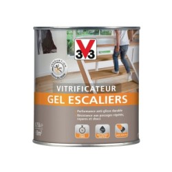 Vitrificateur Gel Escalier V33, Incolore Mat, 2.5 L