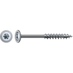 Lot De 10 Vis Acier Tête Fraisée Bombée Torx Spax, Diam.6 Mm X L.100 Mm