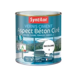 Vernis Ciment Extérieur / Intérieur Ciment Syntilor, Incolore, 0.5 L