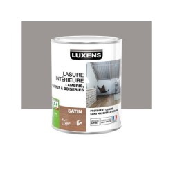 Lasure Intérieure Poutre Et Lambris Lasure Intérieure Luxens, 1 L, Gris-Gris N°3