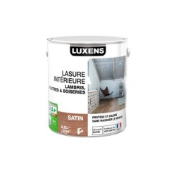 Lasure Intérieure Poutre Et Lambris Luxens, Brun Tweed, 2.5 L