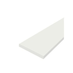 Etagère murale chêne / pin / hêtre / sapin blanc mat, L.60 x H.1.8 x P.20 cm, Ep.18 mm