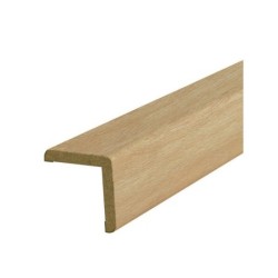 Baguette Angle Mdf Revetu Papier Decor Chene Ceruse 2200X25X25Mm