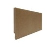 Plinthe Mdf Bord Droit 2400X120X14Mm