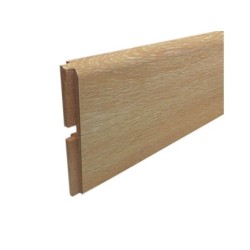 Plinthe Mdf Revetu Paier Decor Chene Ceruse 2200X70X8 Lot De 5