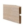 Plinthe Mdf Revetu Papier Decor Chene Ceruse 2200X70X8Mm